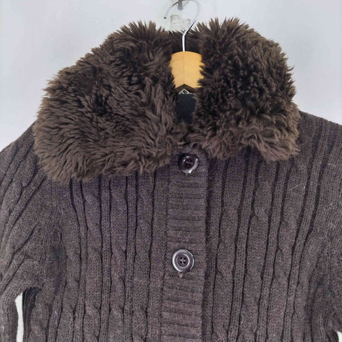 ボアドッキングニットカーディガン レディース import:S