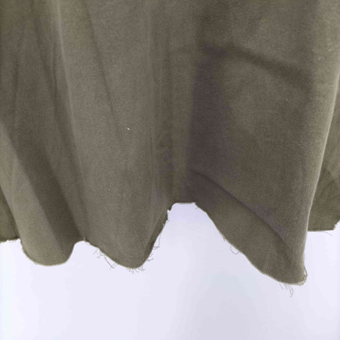 ラングラー Wrangler ロゴ ワッペン ミリタリー S/S シャツ カットオフ メンズ import:XL