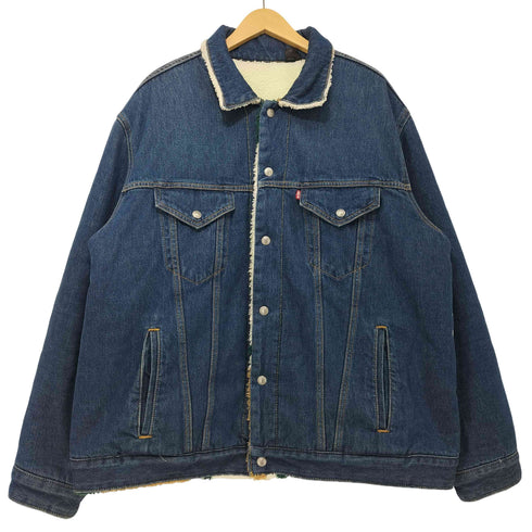 リーバイス Levis Reversible Vintage Relaxed Fit Sherpa Trucker Jacket リバーシブル シェルパ トラッカー ジャケット ボアジャン メンズ import:XL