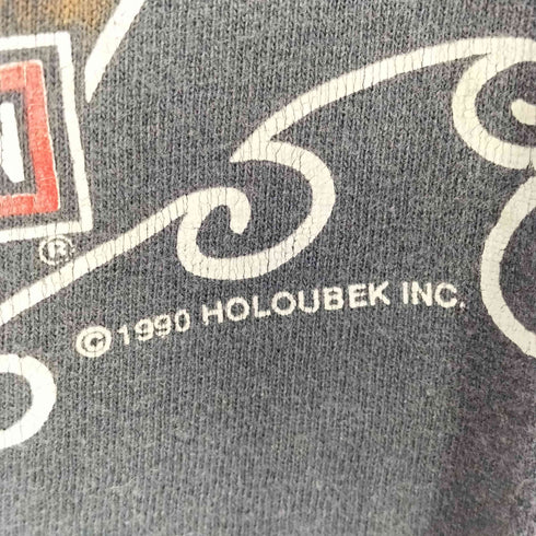 ハーレーダビッドソン HARLEY-DAVIDSON 90年コピーライト 両面プリント タンクトップ シングルステッチ フェード メンズ