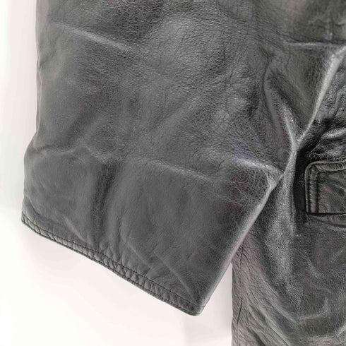 CHRIST CHURCH 裏地 キルティング カウレザー 比翼 カーコート メンズ import:M