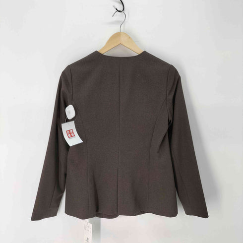 ナチュラルビューティーベーシック NATURAL BEAUTY BASIC ウーステッドライクツイルSETUP ジャケット レディース JPN:S