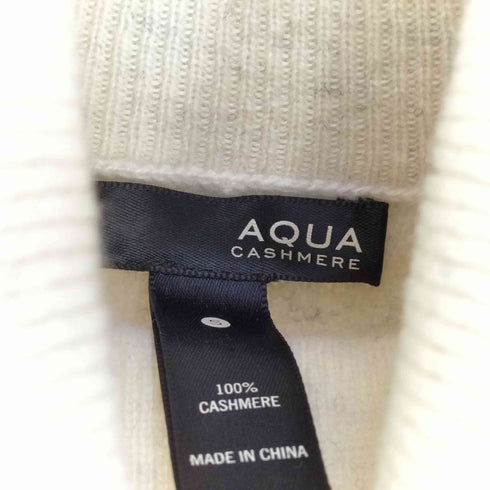 AQUA CASHMERE カシミヤ100% タートルネックニット レディース JPN:S