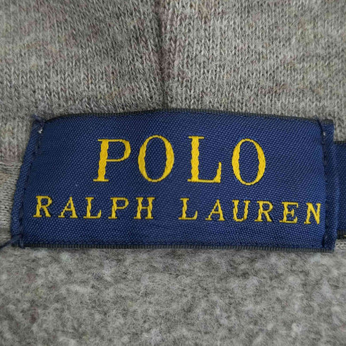 ポロラルフローレン POLO RALPH LAUREN 現行タグ ポニー刺繍 前Vガゼット プルオーバーパーカー レディース import:S