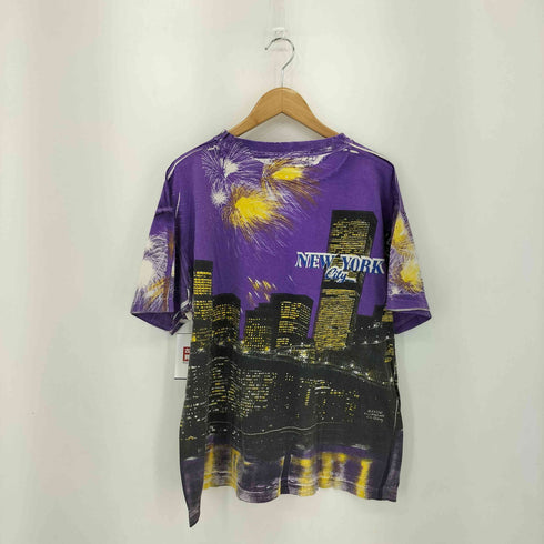 シングルステッチ オールオーバープリントクルーネックTシャツ メンズ