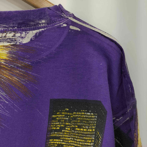 シングルステッチ オールオーバープリントクルーネックTシャツ メンズ