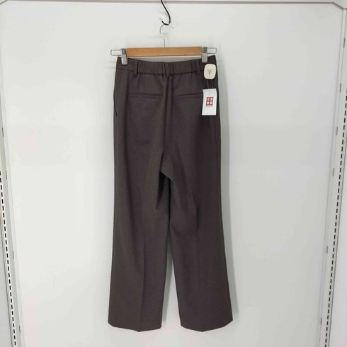 ノーリーズ NOLLEY’S ウォッシャブルツイルストレッチ愛されワイドパンツ レディース JPN:36