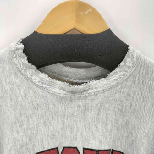 エムブイスポーツ MV SPORT 90S USA製 PRO WEAVE カレッジロゴリメイクスウェット メンズ import:L