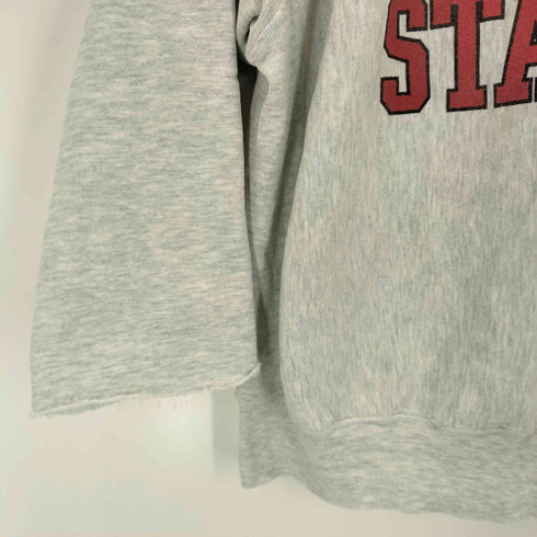 エムブイスポーツ MV SPORT 90S USA製 PRO WEAVE カレッジロゴリメイクスウェット メンズ import:L