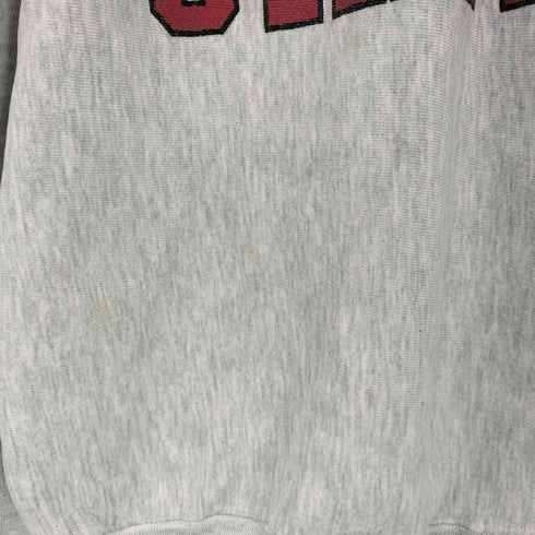 エムブイスポーツ MV SPORT 90S USA製 PRO WEAVE カレッジロゴリメイクスウェット メンズ import:L