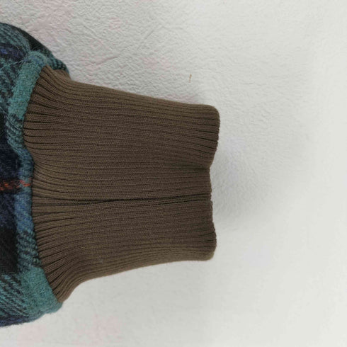 サノバチーズ SON OF THE CHEESE Check wool down Jkt メンズ XL