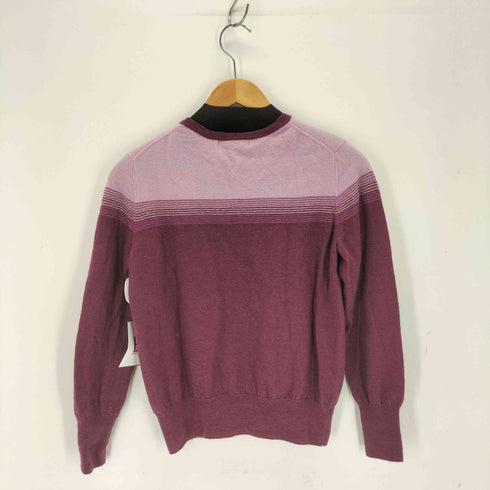 エディーバウアー Eddie Bauer ウール配色ニット レディース import:L