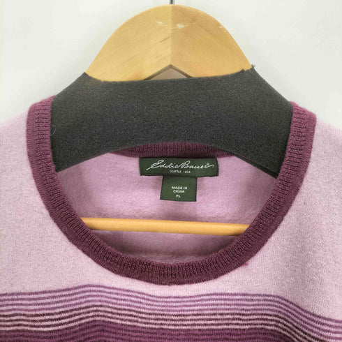 エディーバウアー Eddie Bauer ウール配色ニット レディース import:L