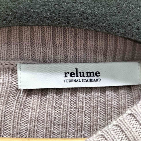 ジャーナルスタンダードレリューム JOURNAL STANDARD relume CASHFEELクルーネックプルオーバ レディース FREE