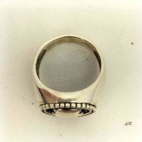 925刻印 ドクロリング メンズ 16号