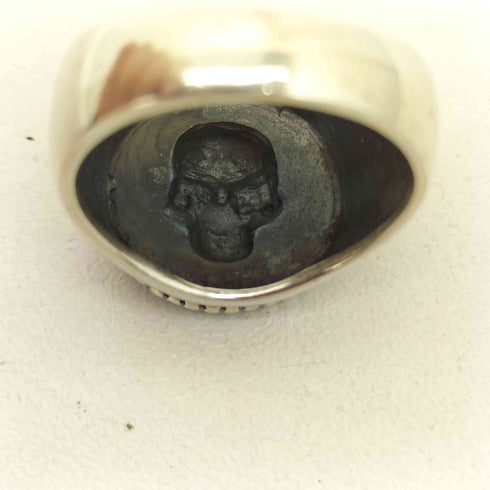 925刻印 ドクロリング メンズ 16号