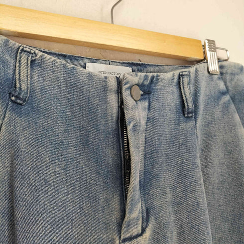 インターファクトリー INTER FACTORY ワイドデニムパンツ メンズ M