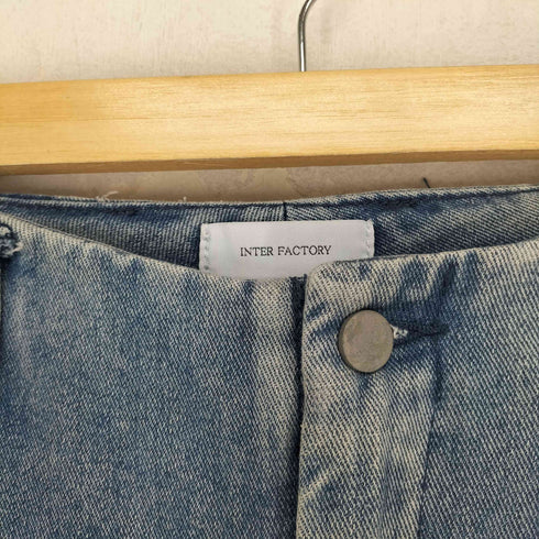 インターファクトリー INTER FACTORY ワイドデニムパンツ メンズ M