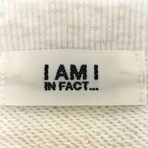 アイアムアイインファクト I am I in fact... GOOD MORNING HOUSE プリント スウェット レディース FREE