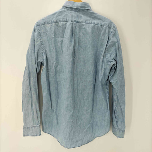 ラルフローレン RALPH LAUREN ポニー 刺繍 ボタンダウン L/S シャンブレー シャツ メンズ import:M