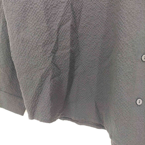 アンティカパターントルソ antiqua patterntorso シアサッカー 長袖 シャツ レディース FREE