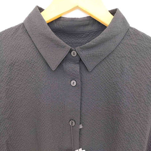 アンティカパターントルソ antiqua patterntorso シアサッカー 長袖 シャツ レディース FREE
