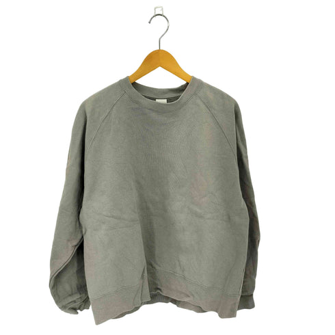 MUHAKU WRAP UP CREW SWEAT RAGLAN SLEEVE 裏パイル FRENCH TERRY 13.0oz 裏パイル FRENCH TERRY 13オンス コットントレーナー casual レディース XL