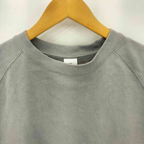 MUHAKU WRAP UP CREW SWEAT RAGLAN SLEEVE 裏パイル FRENCH TERRY 13.0oz 裏パイル FRENCH TERRY 13オンス コットントレーナー casual レディース XL