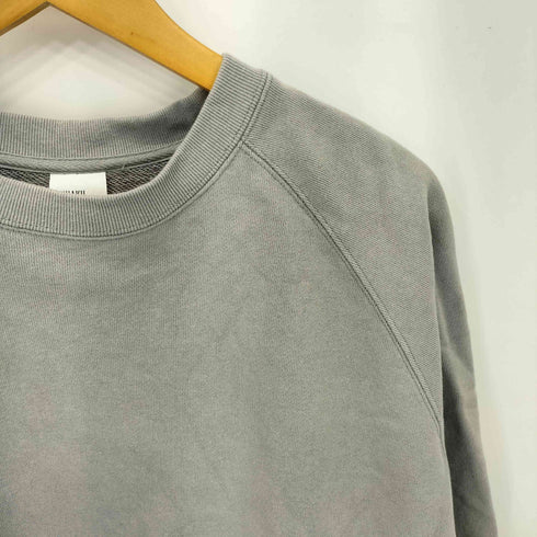 MUHAKU WRAP UP CREW SWEAT RAGLAN SLEEVE 裏パイル FRENCH TERRY 13.0oz 裏パイル FRENCH TERRY 13オンス コットントレーナー casual レディース XL