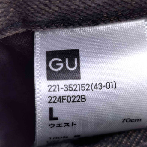 ジーユー GU バレルレッグジーンズ レディース JPN:L