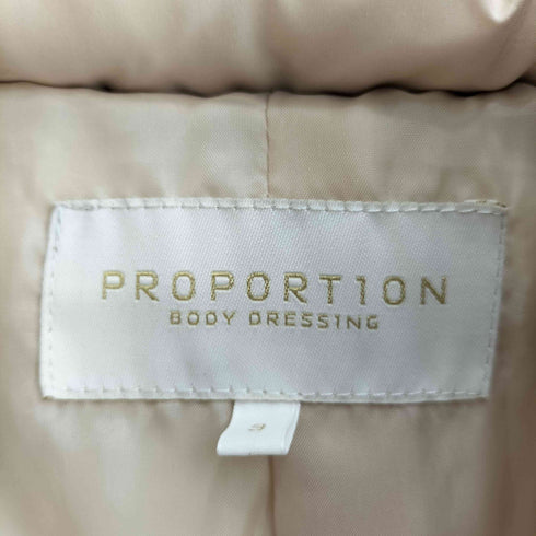 プロポーションバイボディードレッシング PROPORTION BODY DRESSING フォックスファー ダウンコート レディース