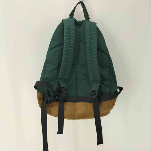 エディーバウアー Eddie Bauer 90-00S メキシコ製 スウェードレザー ナイロン バックパック リュック メンズ