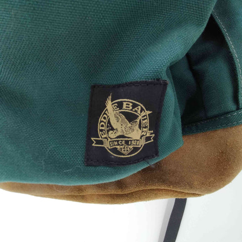 エディーバウアー Eddie Bauer 90-00S メキシコ製 スウェードレザー ナイロン バックパック リュック メンズ
