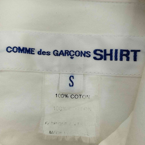 コムデギャルソンシャツ COMME des GARCONS SHIRT Centre Shirt White オフセンターシャツ メンズ JPN:S