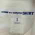 コムデギャルソンシャツ COMME des GARCONS SHIRT Centre Shirt White オフセンターシャツ メンズ JPN:S