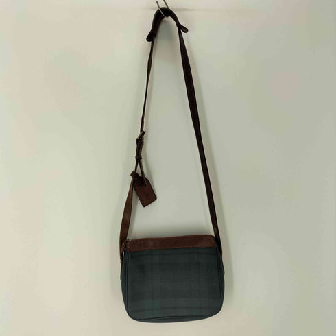 ポロラルフローレン POLO RALPH LAUREN ブラックウォッチ レザー ストラップ ミニ ショルダー バッグ メンズ