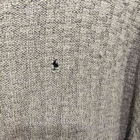 alan Stevens ltd 60s ウール100 織柄 ニットポロ メンズ import:XL