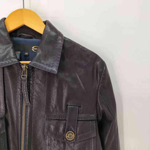 ジャストカヴァリ Just Cavalli レザージャケット メンズ EUR:48