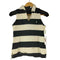 ラルフローレン RALPH LAUREN スモールポニー刺繍ボーダーノースリーブスキッパーポロシャツ レディース import:M