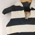 ラルフローレン RALPH LAUREN スモールポニー刺繍ボーダーノースリーブスキッパーポロシャツ レディース import:M