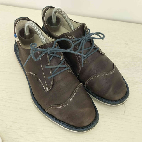 ランバンオンブルー LANVIN en Bleu アシンメトリーレースアップシューズ メンズ JPN:25