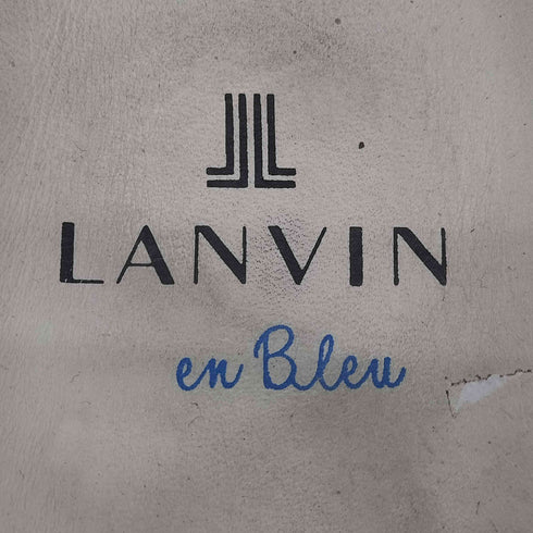 ランバンオンブルー LANVIN en Bleu アシンメトリーレースアップシューズ メンズ JPN:25