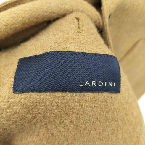 ラルディー二 LARDINI キャメル 100% テーラードジャケット メンズ 48