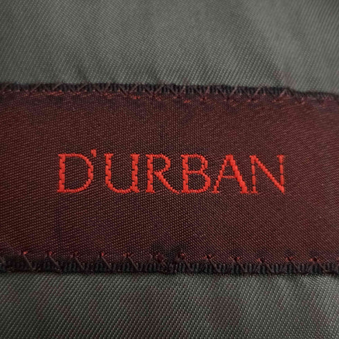 ダーバン DURBAN 日本製 ストライプ 2B ウールシルク テーラードジャケット メンズ 168