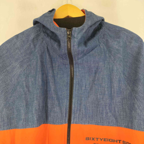 シックスティエイトアンドブラザーズ 68&BROTHERS デニム切替ジップアップパーカー メンズ JPN:L