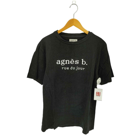 アニエスベー agnes b. ロゴプリント クルーネック 半袖Tシャツ メンズ XL