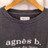 アニエスベー agnes b. ロゴプリント クルーネック 半袖Tシャツ メンズ XL