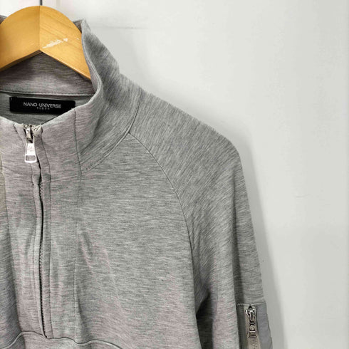 ナノユニバース NANO universe ハーフジップ カットソー メンズ JPN:M