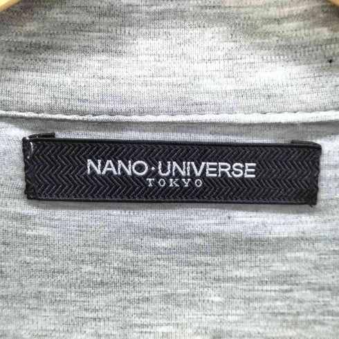 ナノユニバース NANO universe ハーフジップ カットソー メンズ JPN:M