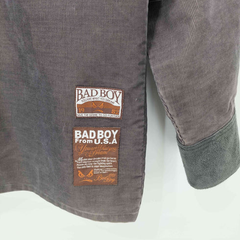 バッドボーイ BADBOY 00s Y2K archive スエード切替 ウエスタンヨーク コーデュロイシャツ メンズ 160